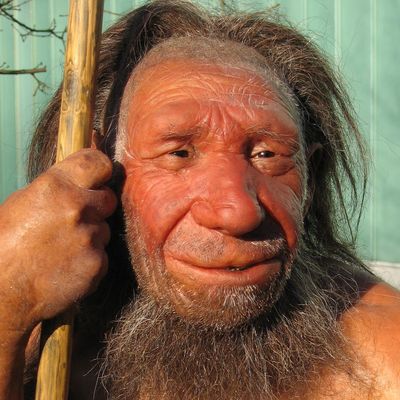 Nachbildung Neandertaler