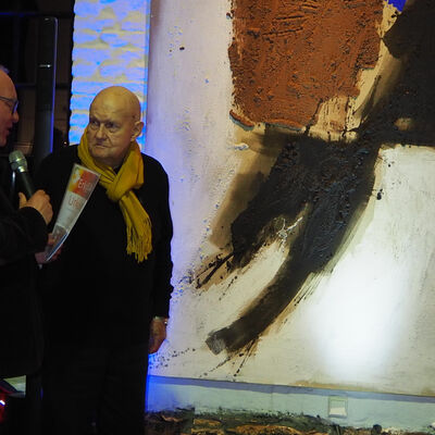 Der Publikumspreis ging in diesem Jahr an den Erkrather Künstler Dirk von Salzen, der auch als der Maler Lichterfelde bekannt ist. cht.