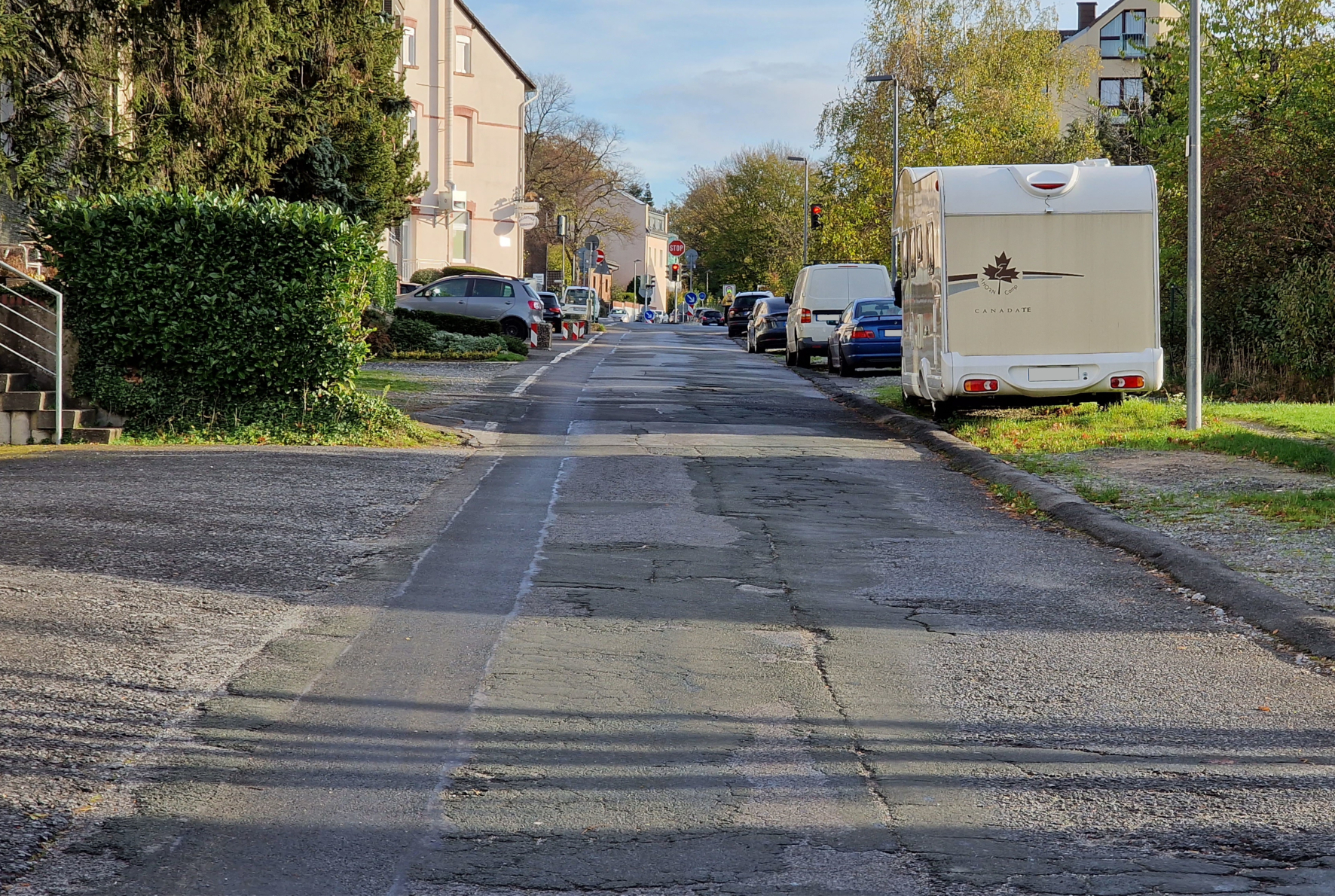 Fahrbahn Kattendahler Straße
