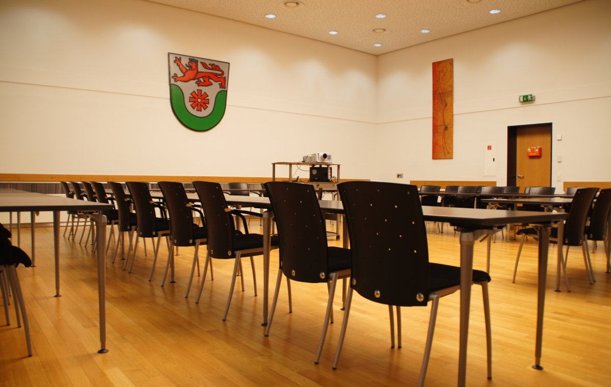 Großer Sitzungssaal der Stadtverwaltung Erkrath