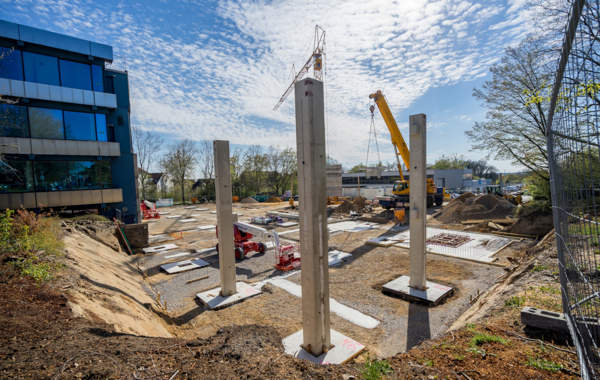 Baustelle am Forum Sandheide © Takigraphy
