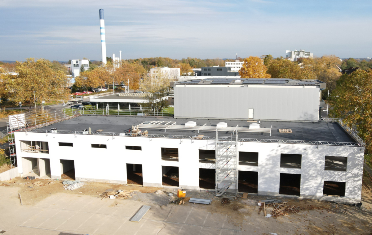 Das Forum Sandheide feierte Anfang November Richtfest.
